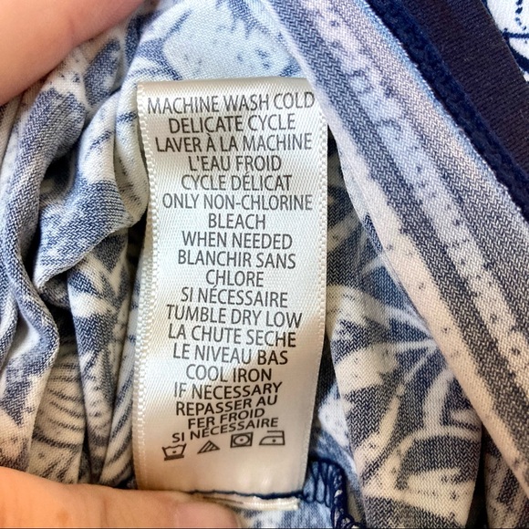 NWT Max Studio Women’s sleeveless dress navy floral dress maxi dress-Sz XS - Picture 11 of 13